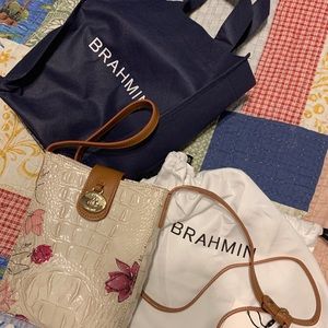 Brahmin Marley Lotus Bloomsbury Genuine Leather